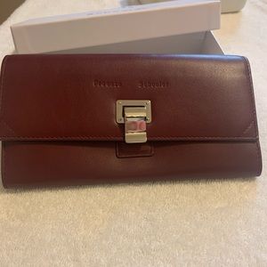 Proenza Schouler genuine leather wallet in red